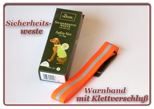 Foto Sicherheitsweste und Warnband mit Klettverschluß